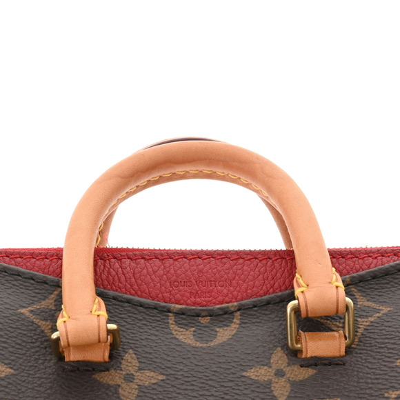 Louis Vuitton Monogram Pallas Cerise Red Canvas Shoulder Bag - Picture 4 of 11